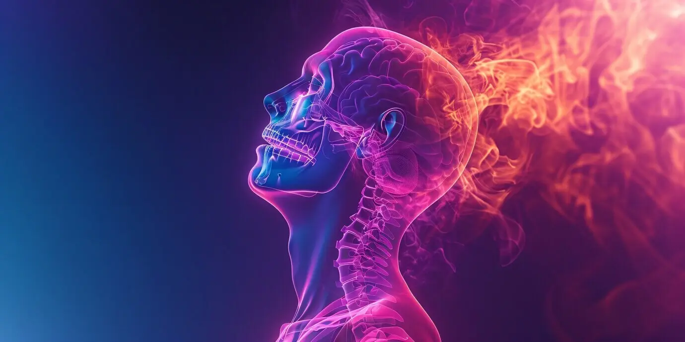 Рентгеновский снимок в неоновых цветах